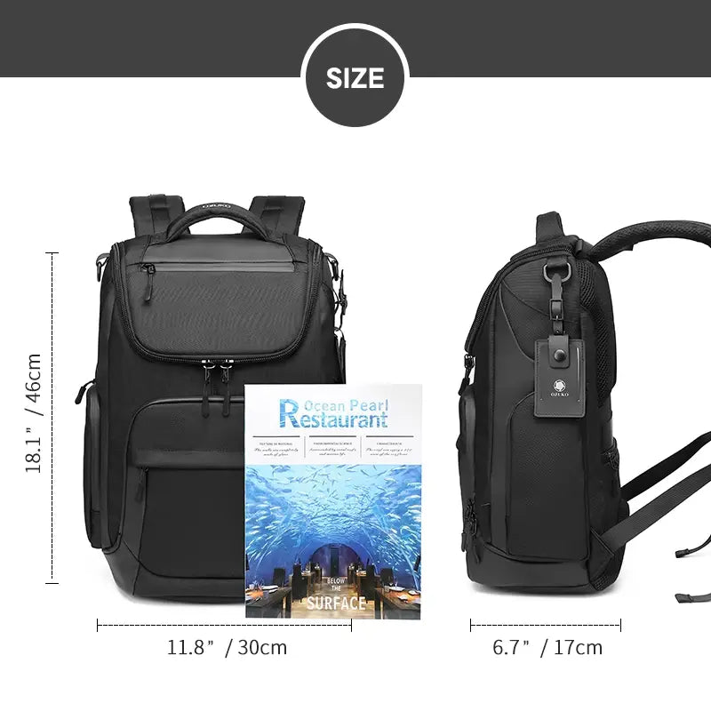 Multifunction Waterproof Laptop Backpack