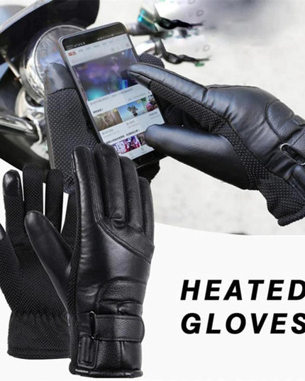 Electric USB Heated Gloves Winter Warming Thermal Ski Snow Hand Warm Windproof