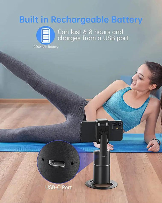 AI Smart Selfie 360° Tracker