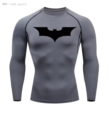 Long Sleeve Compression Batman T-Shirt