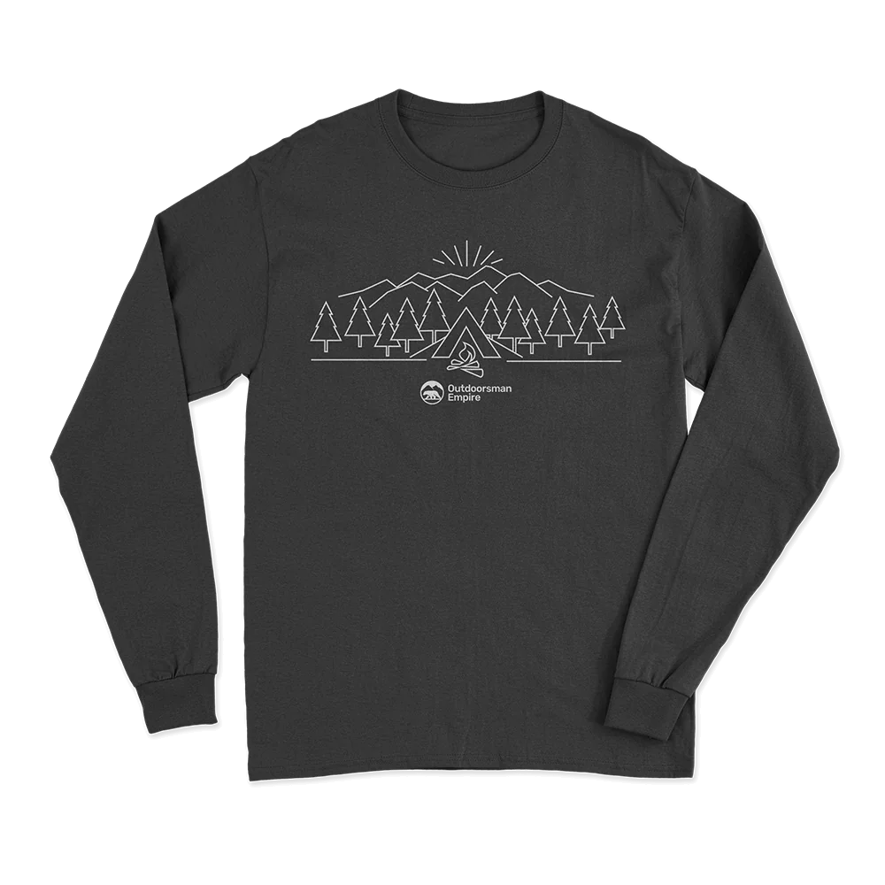 Camping Triangles Long Sleeve Shirt