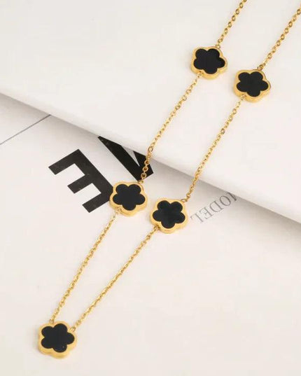 Flora Petal Stainless Jewelry Set