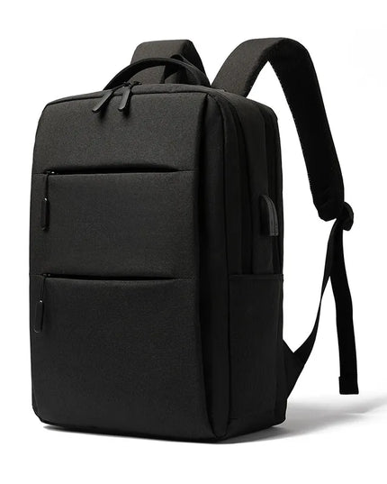Men S Casual Business Computer Bag Usb Large Capacity Travel Student Outdoor Backpack