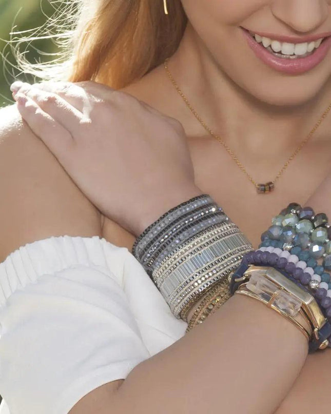 Looped Bracelet- Coal