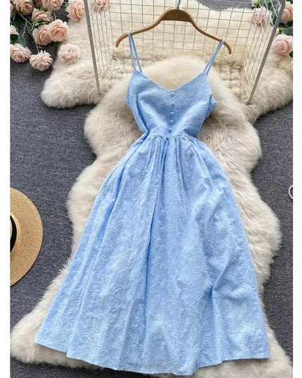 Elegant Spaghetti Strap Dress