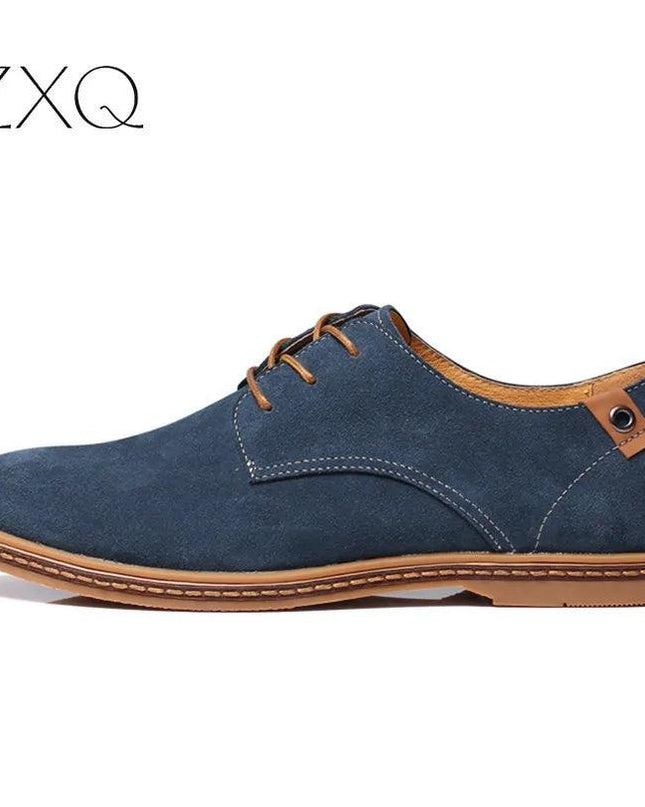 Suede Oxfords Leather Shoes