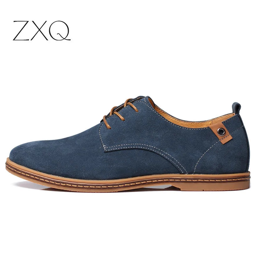 Suede Oxfords Leather Shoes