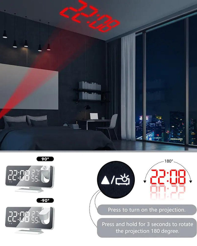 LED Digital Projection Clock