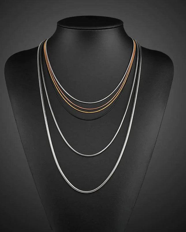 Stainless Steel Snake Chain Necklace
