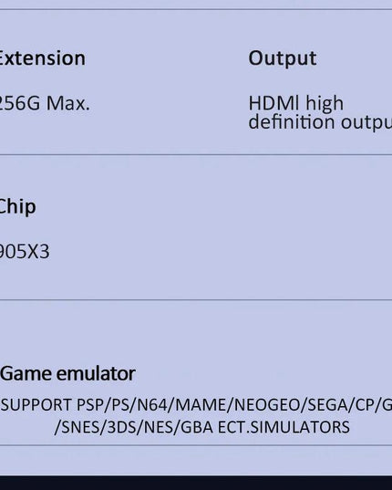 New X9 HD Home Game Console