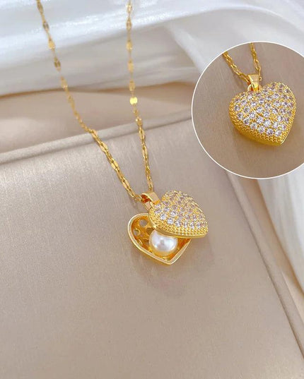 Zircon Heart Necklace