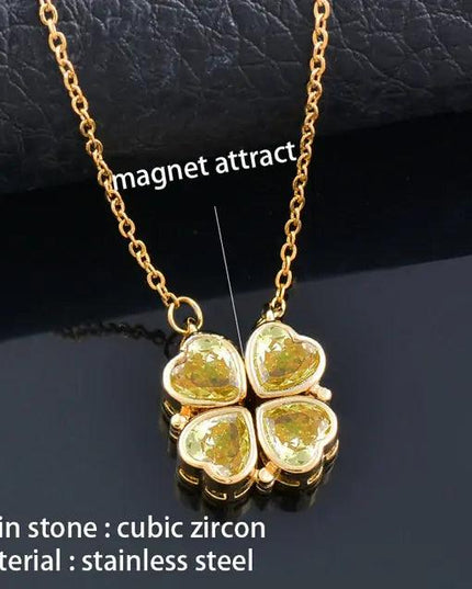 Flower Magnetic Attract Together Necklace
