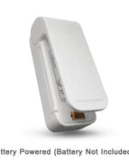 White Battery Powered