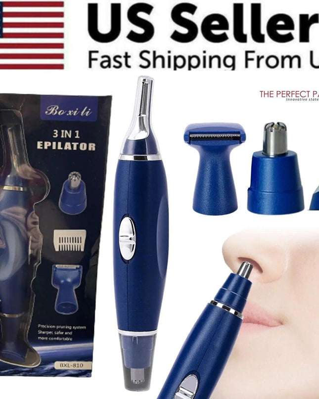Electric Ear Beard Nose Hair Trimmer Eyebrow Mustache Remover Shaver Clipper New