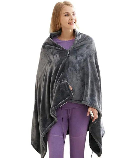 Electric Heating Pad Shawl Blanket Winter Warmer
