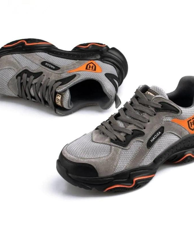 Men Steel Toe Outdoor Safety Work Shoes