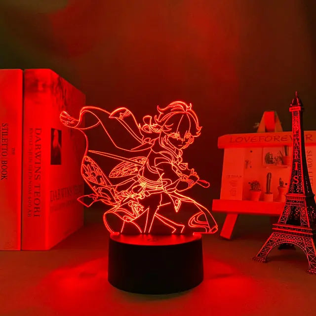 Genshin Impact Night Light 3D Illusion