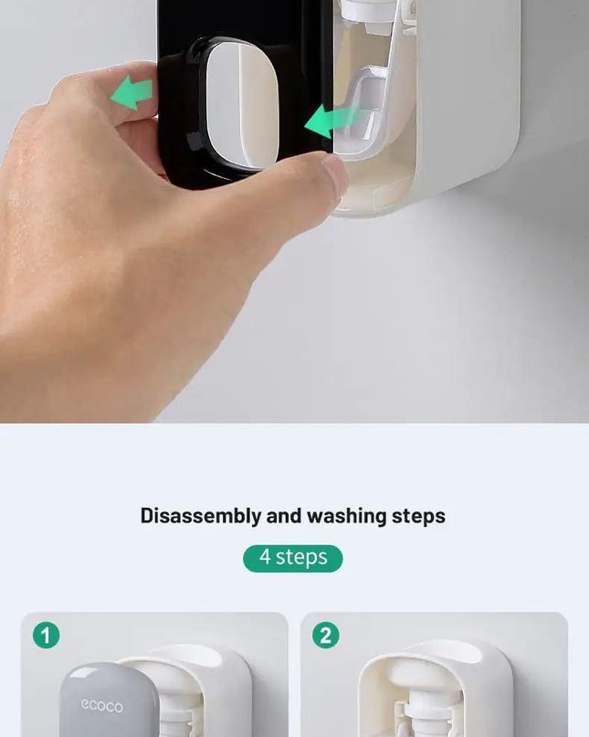 Toothpaste Pump Dispenser Wall Mounted