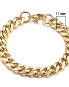 11mm Gold / 22cm