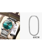 930 Rose Gold Green Noodles / With Necklace