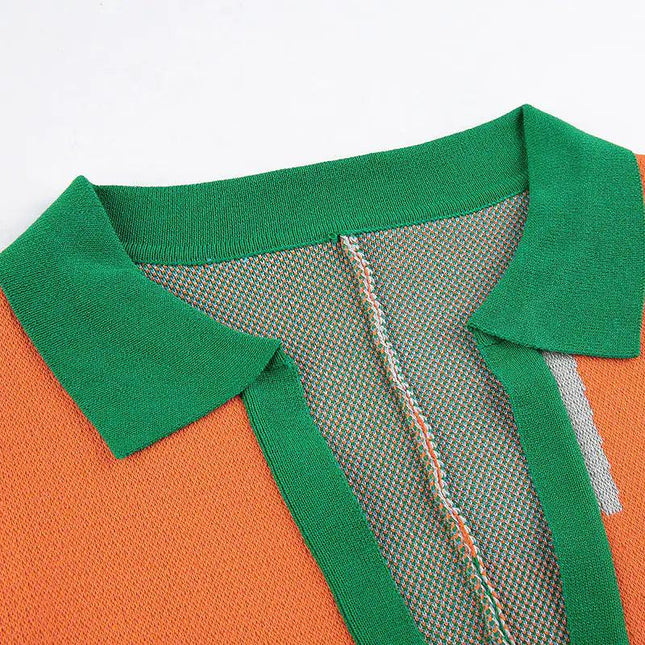 Feeling Myself Colorblock Sweater Knit Romper