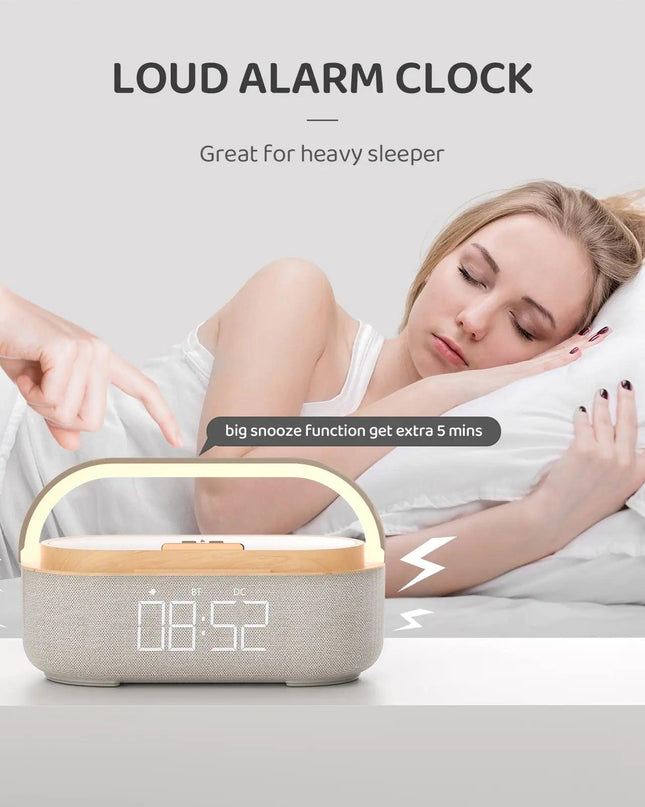 Wireless Charging Pad Alarm Clock