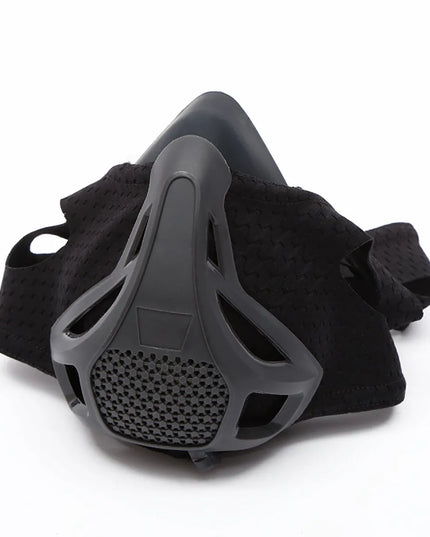 Black Exercise Resistance Mask Anaerobic Adjustable