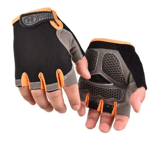 Winter Half-Finger Cycling Gloves