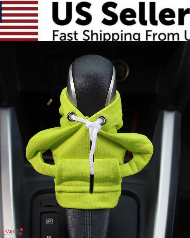 Car Gear Shift Cover Mini Hoodie Gear Shift Cover for Car Shifter Interior Trim