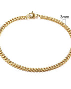 3mm Gold / 22cm