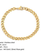 Gold / YS32846 - 6MM 19CM