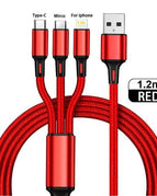 Red / 1.2m For 3 in 1
