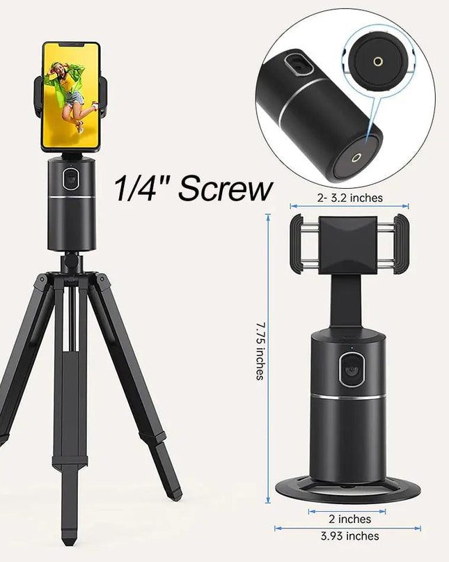 Auto Face Tracking Phone Holder Tripod Stand