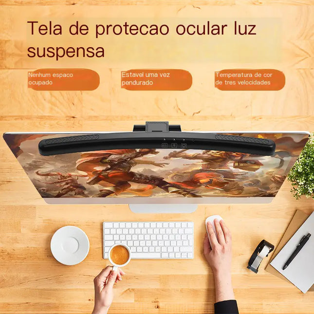 Colorful Ambient Asymmetrical Monitor Light for Eye Care