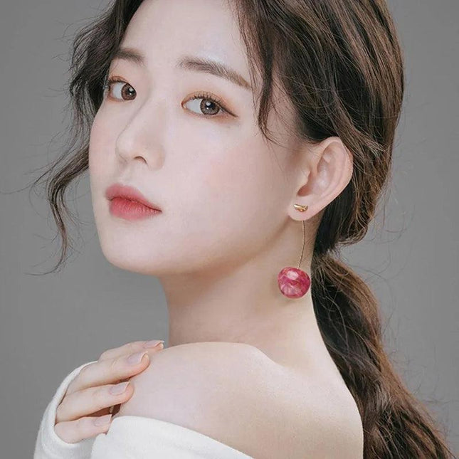 Cherry Drop Earrings