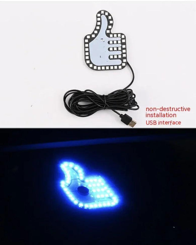 Car USB Finger Gesture Light