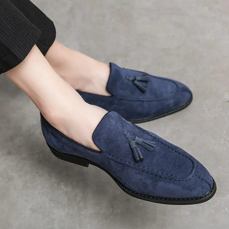 Tassel Leather Loafers