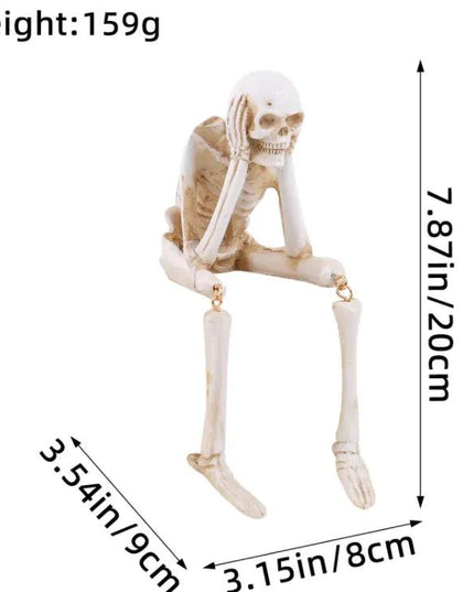 Halloween Skull Resin Decorations Ghost Festival Atmosphere Decorations