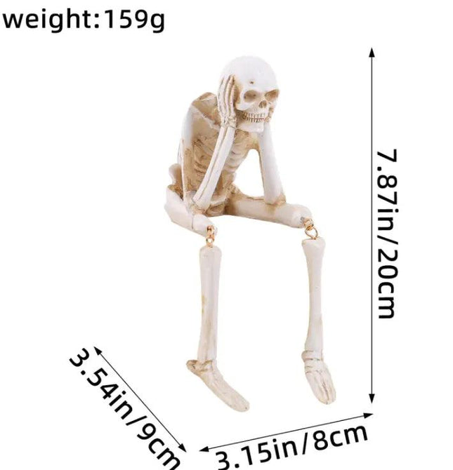 Halloween Skull Resin Decorations Ghost Festival Atmosphere Decorations