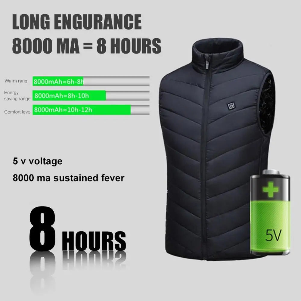 Outdoor USB Infrared Heating Vest