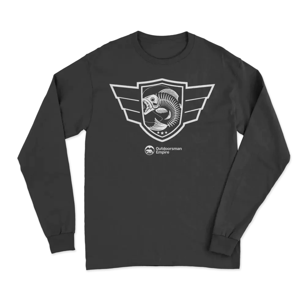 Fishing Air Force Men Long Sleeve Shirt