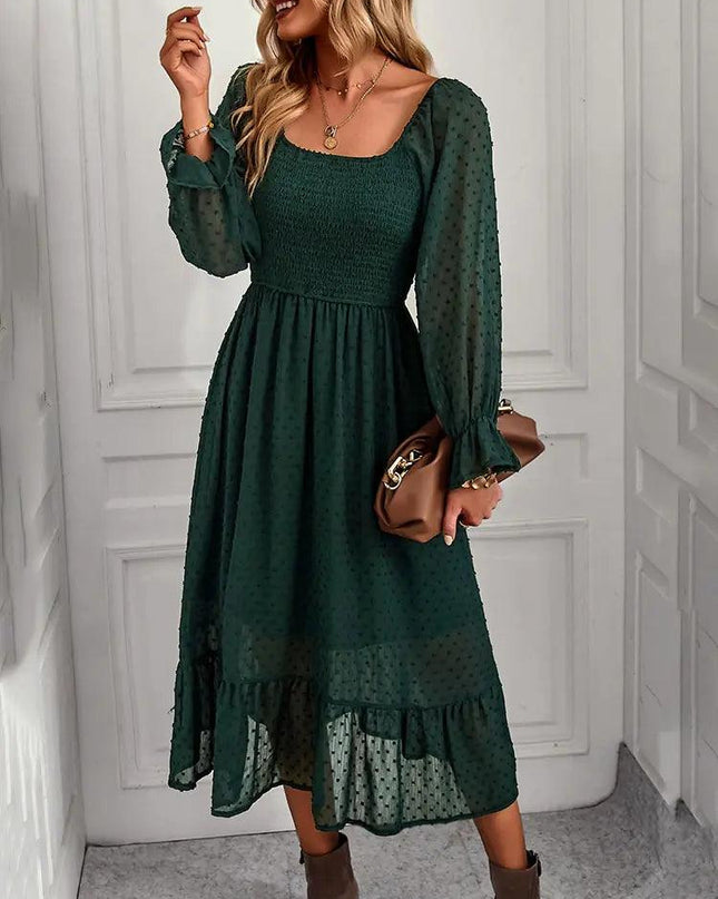 GAOVOT Ruffle Dress