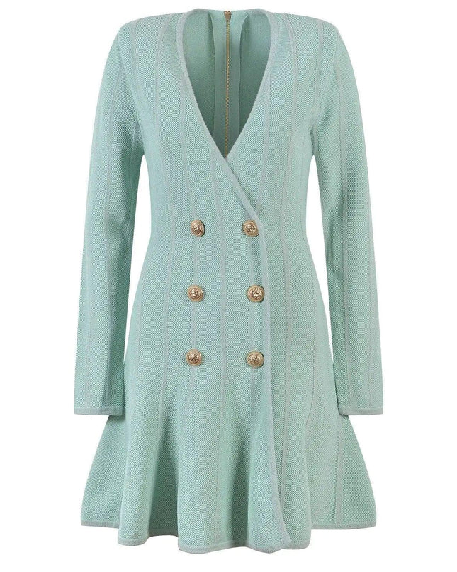 Double-Breasted Mini Dress