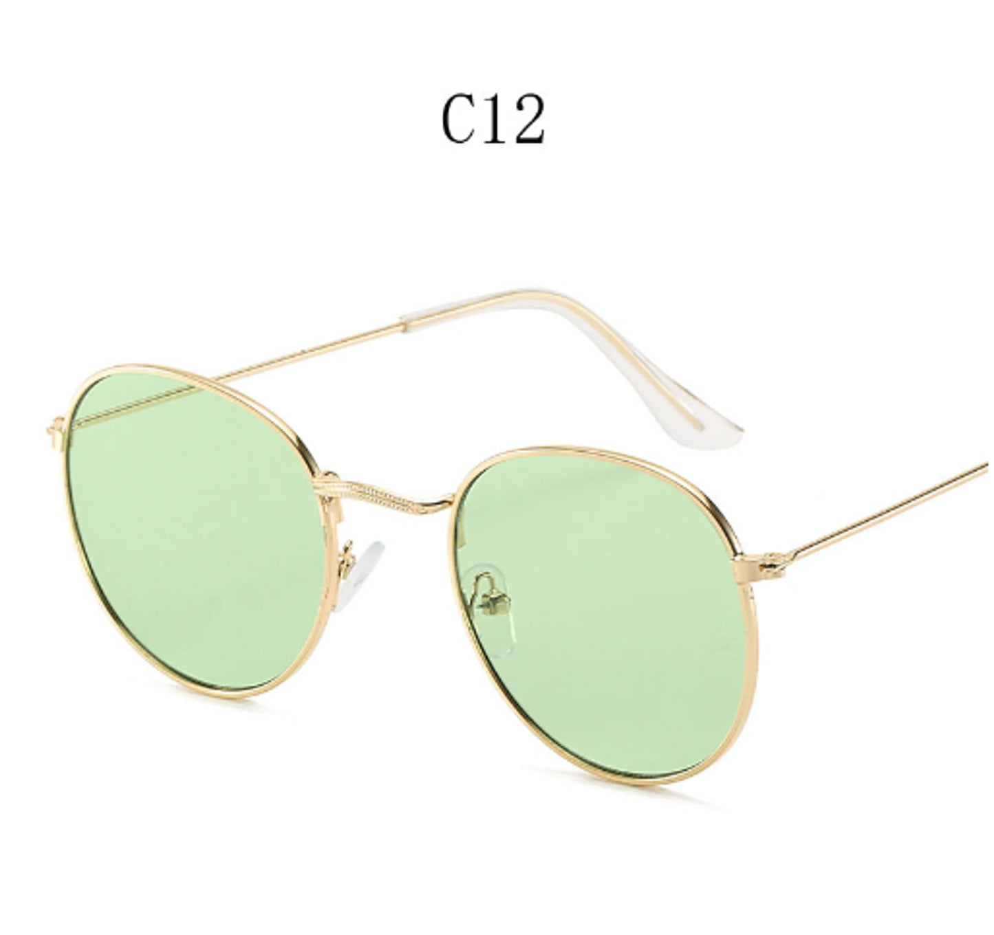 Small Retro Round Sunglasses for Women