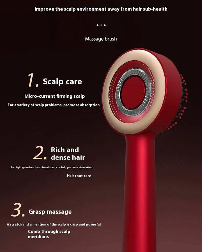 Electric Scalp Massage Comb with Red Light