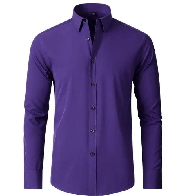 Men's Wrinkle-Free Elastic Business Shirt