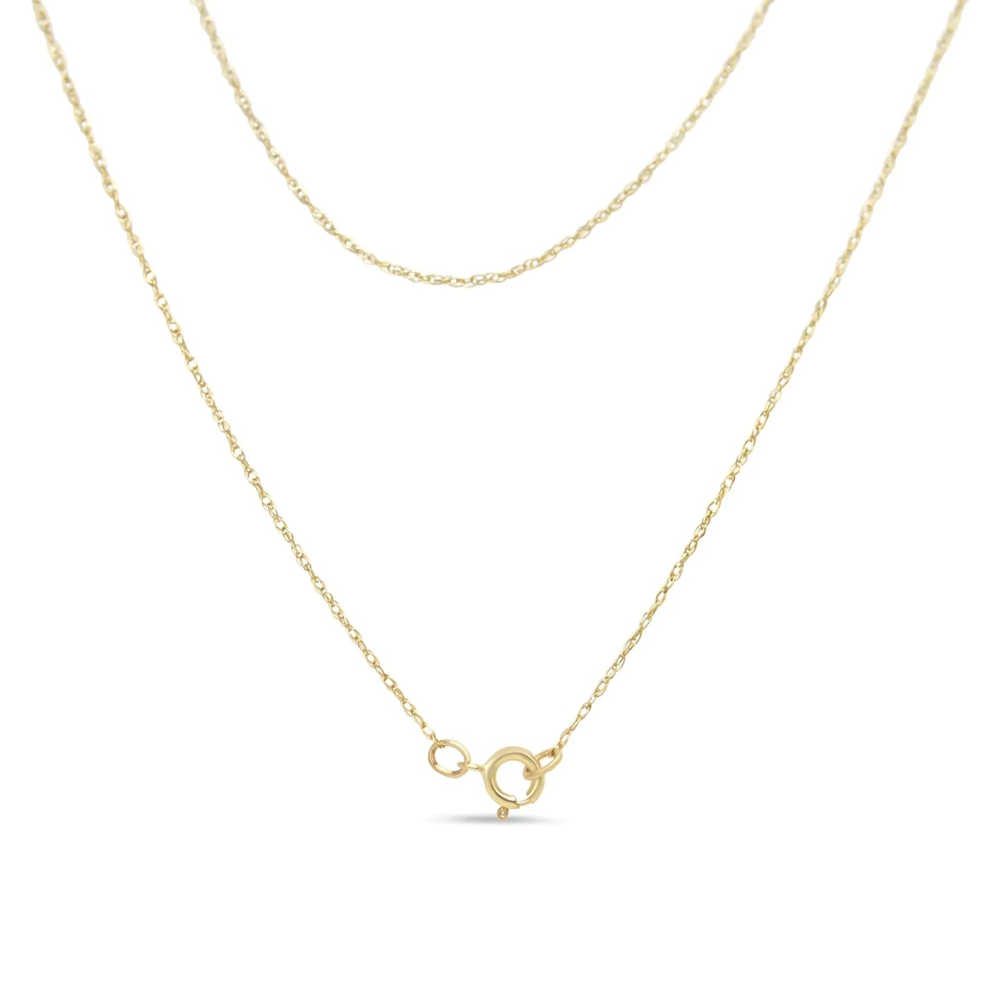 10K Yellow Gold Plated .925 Sterling Silver 1/10 Cttw Miracle Set Round Diamond 18" Pendant Necklace - Choice of Shapes