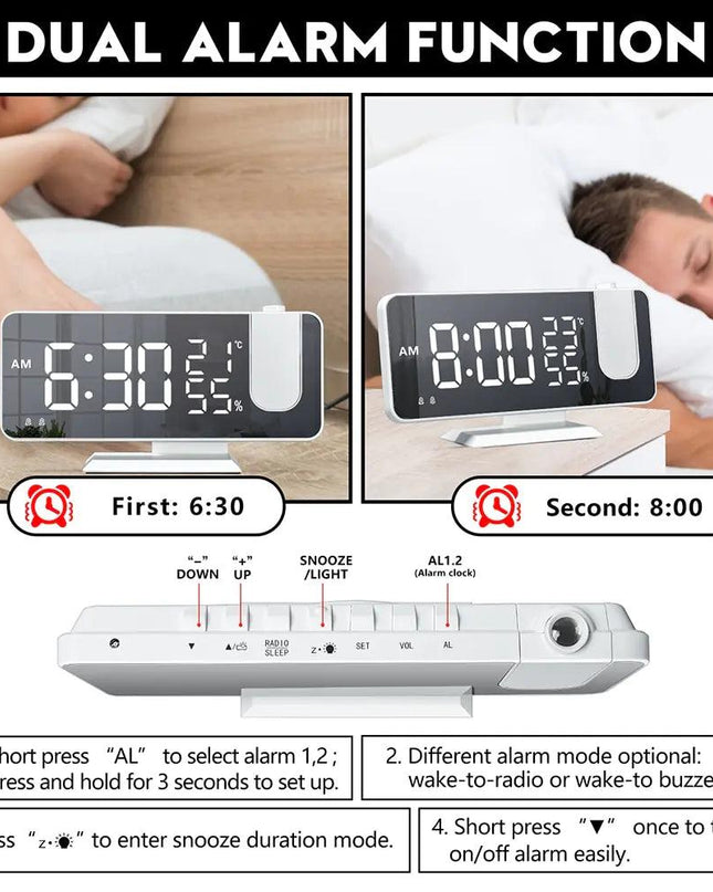 LED Digital Projection Clock