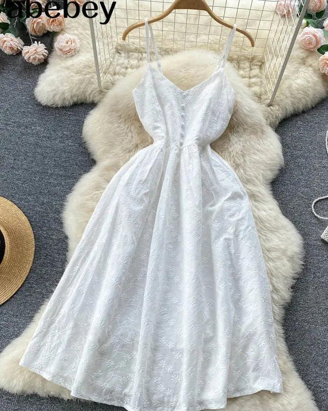 Elegant Spaghetti Strap Dress