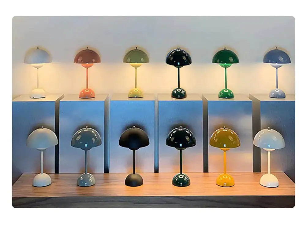 Flowerpot Rechargeable Mushroom Table Lamp